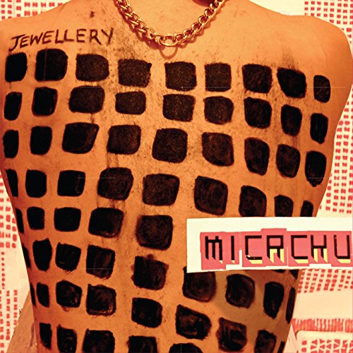 CD cover for Micachu’s “Jewellery” featuring a patterned torso illustration.