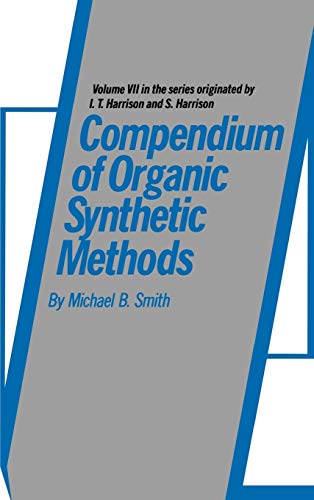 Book cover: "Compendium of Organic Synthetic Methods, v. 7" in white and blue.
