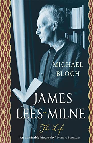 Book cover: portrait of James Lees-Milne, biography by Michael Bloch.