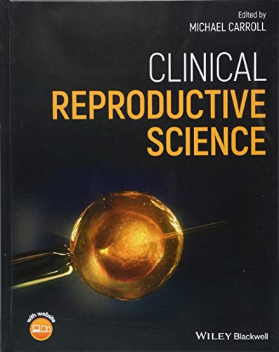 Book cover: “Clinical Reproductive Science” with an image of a cell.