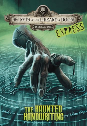 Book cover: ghostly hand reaching from a swirling, dark magical circle.