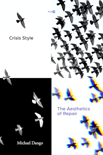 Book cover: white and black background with a flock of birds.