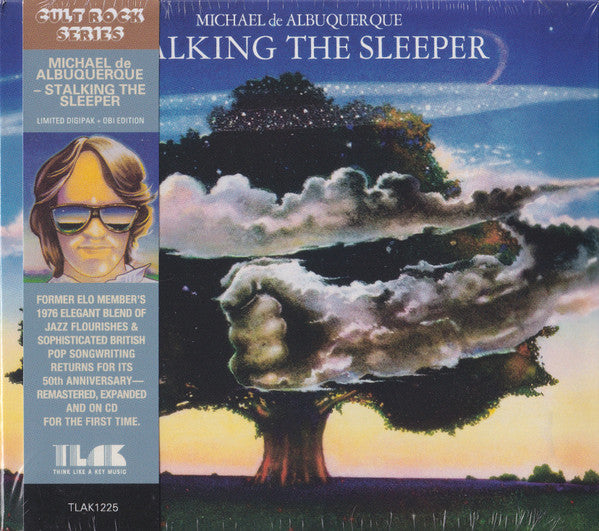 CD cover art featuring a surreal tree with cloud-like foliage and a vertical obi strip.