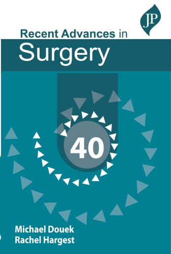Book cover: “Recent Advances in Surgery 40” with teal and white design.