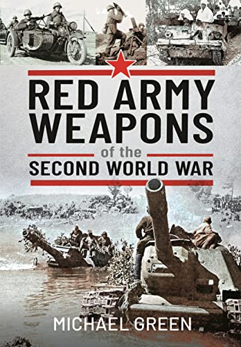 Book cover: "Red Army Weapons of the Second World War" with tanks and soldiers.