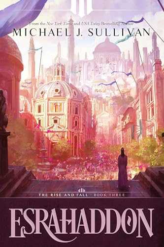 Book cover depicting a fantastical city with a lone figure below.