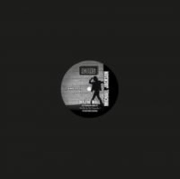 Vinyl record label featuring Michael Jackson in a silhouette pose.