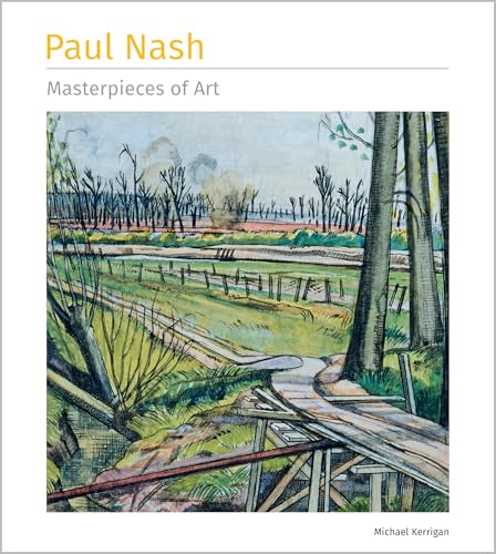 Book cover featuring Paul Nash’s landscape painting of a wooded area.