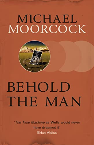 Book cover with orange background, featuring a circular surrealist painting of a skeleton.