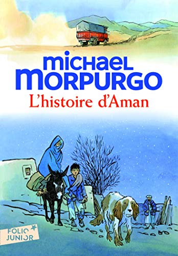 Book cover: illustrated scene of people and animals in a landscape.