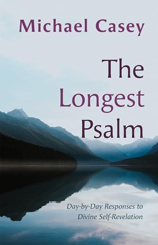 Book cover featuring mountains reflected in a lake with title and author text.