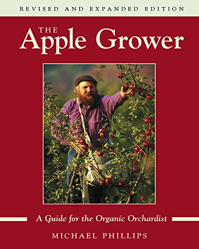 Book cover: “The Apple Grower” featuring a man harvesting apples.