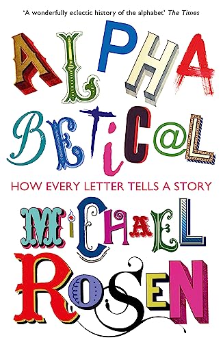Book cover featuring colorful, stylized letters spelling "Alphabetical" and "Rosen".