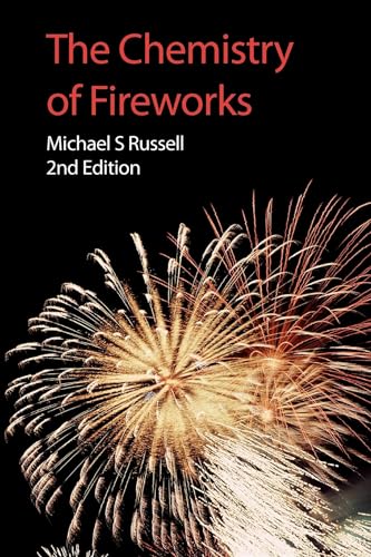 Book cover: “The Chemistry of Fireworks” with a firework display image.