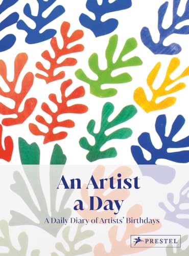 Book cover with colorful coral-like shapes and title "An Artist a Day".