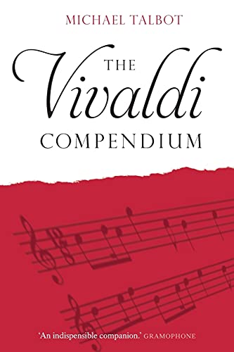 Book cover: "The Vivaldi Compendium" with musical notes and red accent.