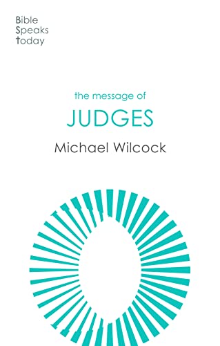 Book cover: "The Message of Judges" by Michael Wilcox, teal design.