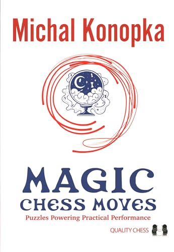 Book cover with title "Magic Chess Moves" and a crystal ball image.