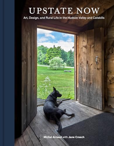 Book cover featuring a dog sitting in a doorway overlooking a green field.