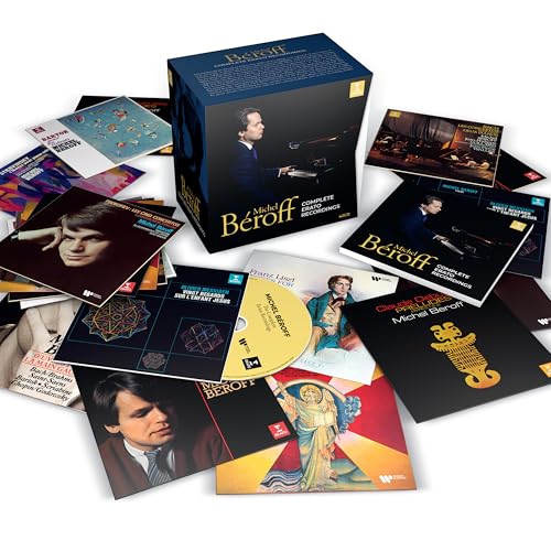 CD box set featuring pianist Michel Béroff and numerous album covers.