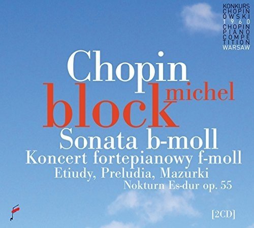 A CD cover with blue sky, white clouds, and white and red text.