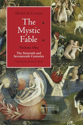 Book cover with red title against a fantastical, detailed painting.