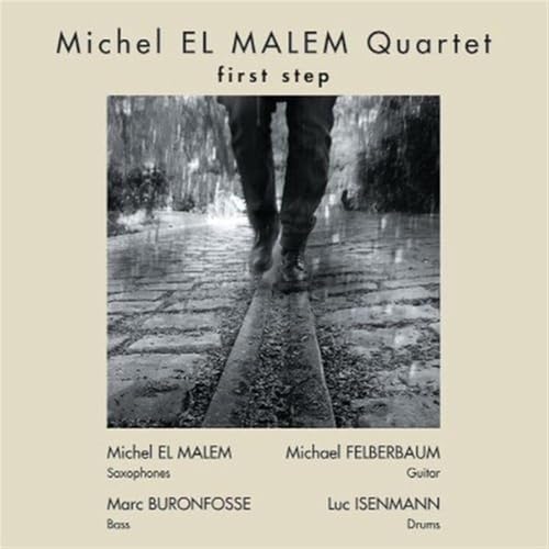 CD cover: man walking in rain, musicians' names listed below.