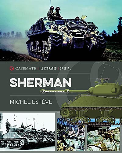 Book cover featuring a World War II M4 Sherman tank in muddy terrain.