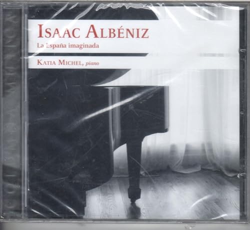 CD case with a piano reflected in a window, text reads "Isaac Albéniz".