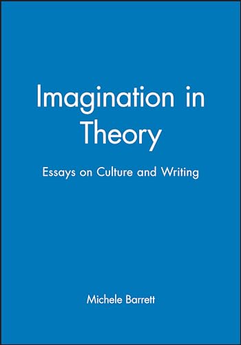 Book cover: “Imagination in Theory” by Michele Barrett, blue background.