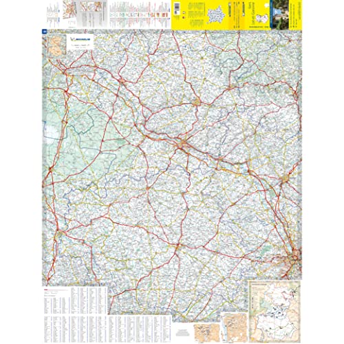 Folded Michelin map of Gers, Lot-et-Garonne, France, showing roads and towns.