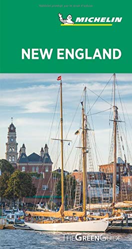 Michelin Green Guide to New England, featuring sailboats and a coastal town.