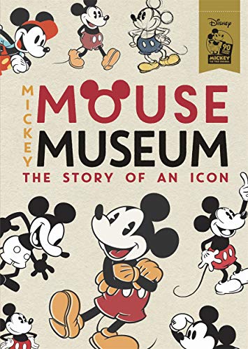 Mickey Mouse Museum" book cover featuring vintage Mickey illustrations.