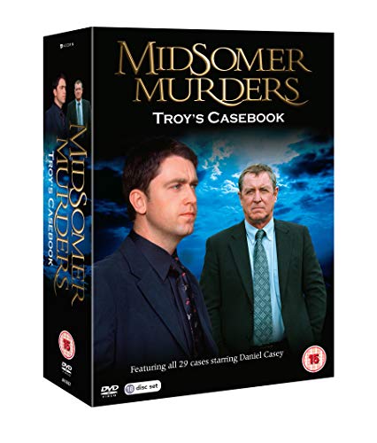 "Midsomer Murders Troy's Casebook DVD box set with two men on the cover."