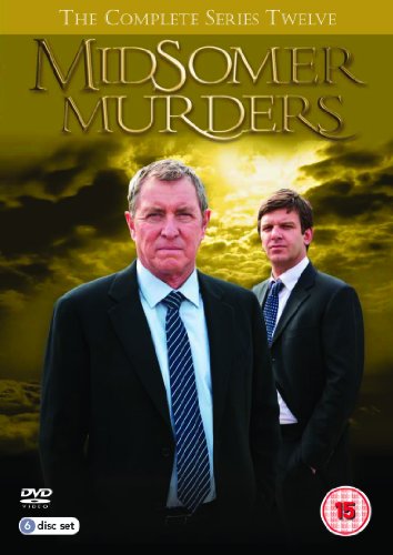 Midsomer Murders Season 12 DVD cover with detectives Barnaby and Joyce.