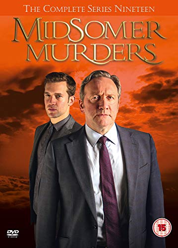 Midsomer Murders Series 19 DVD cover with two detectives in suits.