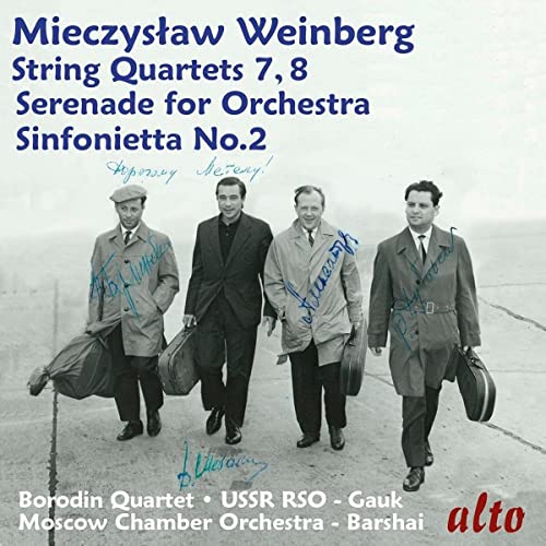 CD cover featuring a black and white photo of four men with instruments.