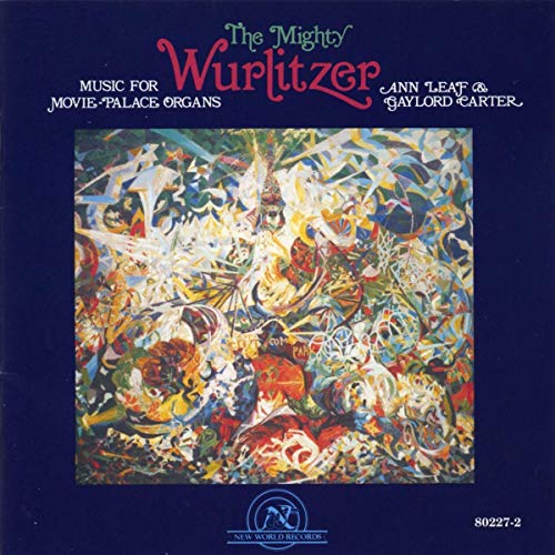 CD case with a vintage Wurlitzer organ image, likely red and gold.