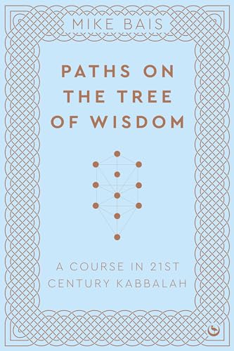 Book cover with light blue background, Kabbalah’s Tree of Life diagram.