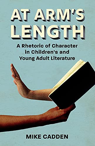 Book cover with hand stopping, title “At Arm’s Length” and author “Mike Cadden”.