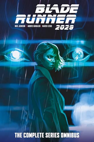 Cover of “Blade Runner 2029” comic, featuring a woman in a coat.