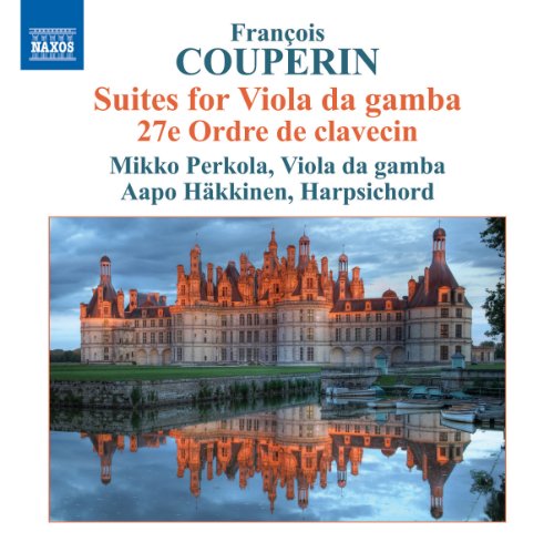 CD cover featuring Chenonceau castle reflected in water, Couperin music.