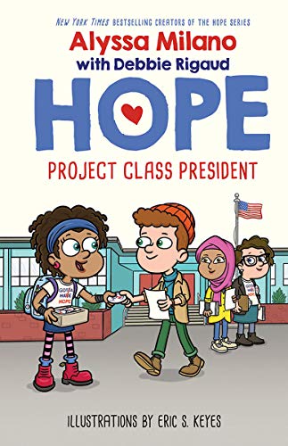 Book cover: cartoon children at school, title "Project Class President.
