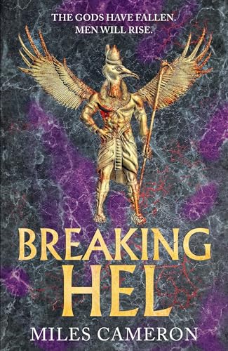 Book cover: winged, armored figure with a bird's head, dark background.