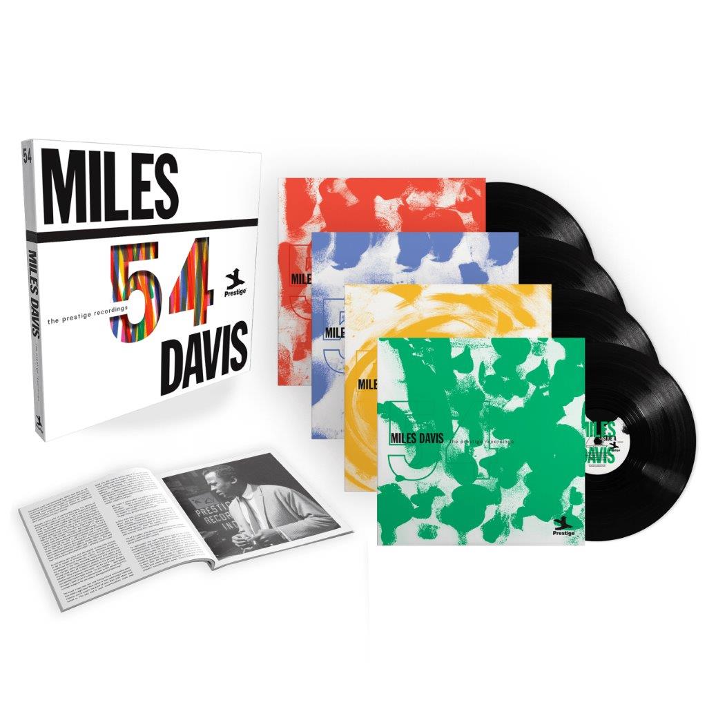 Vinyl box set of Miles Davis’ “Miles 54: The Prestige Recordings.”