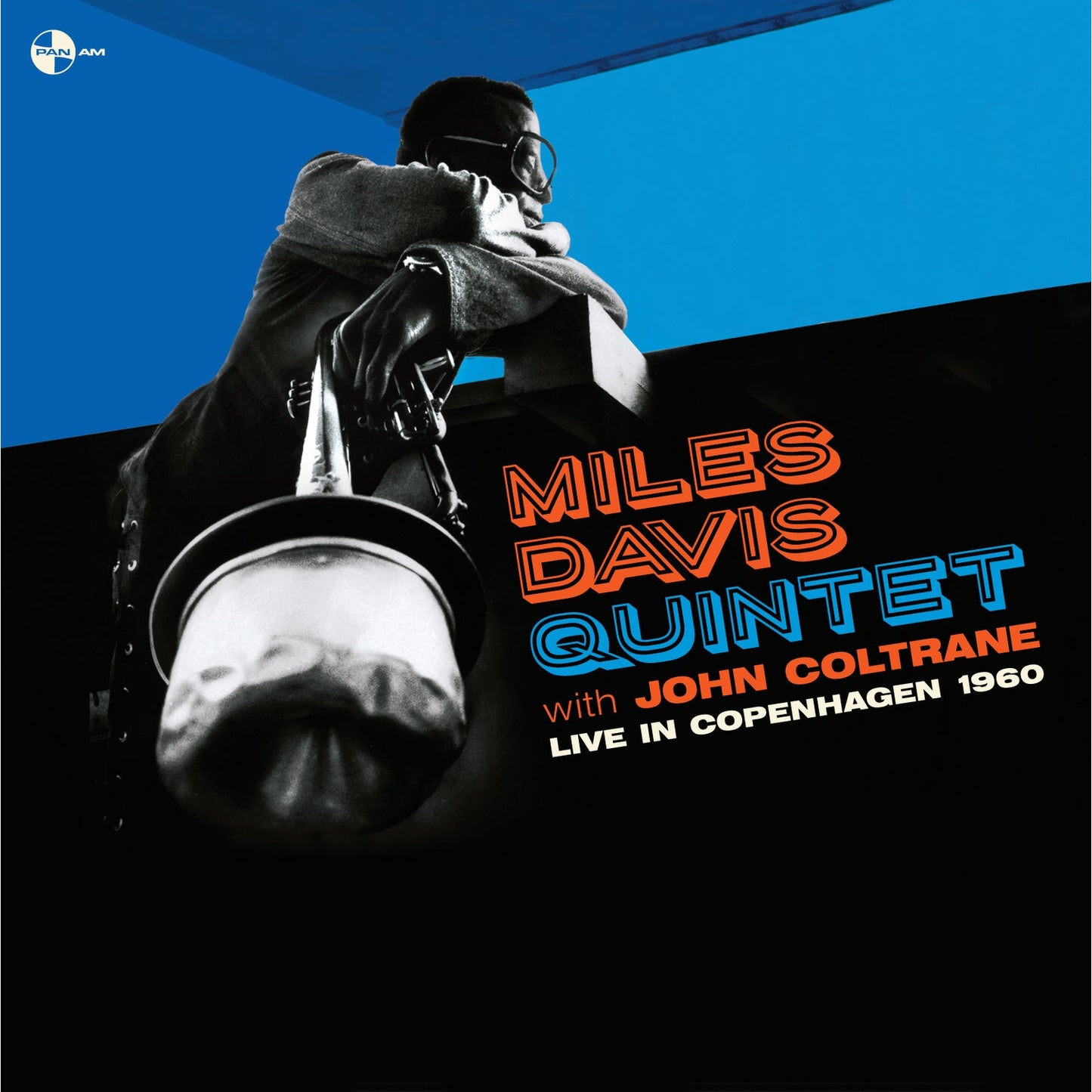 Album cover featuring Miles Davis playing trumpet, with text details.