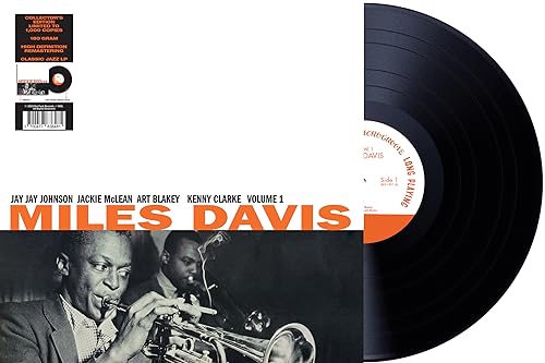 Miles Davis "Volume 1" vinyl record with jazz musicians pictured.