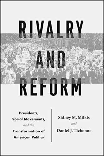 Book cover with text “Rivalry and Reform” over a protest crowd.