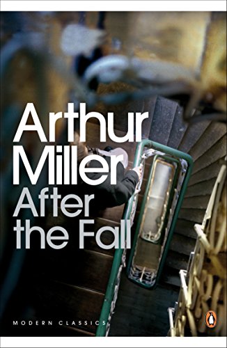 Book cover: "After the Fall" by Arthur Miller, with staircase imagery.