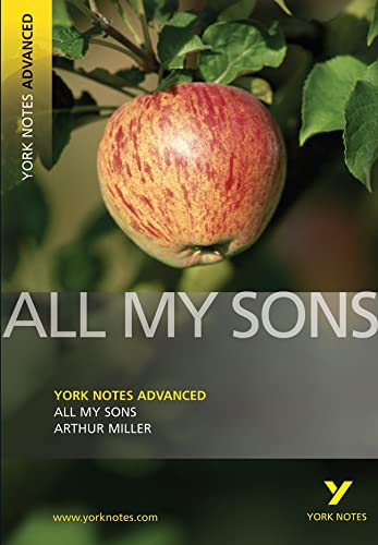 Cover of "All My Sons" York Notes Advanced, featuring an apple.